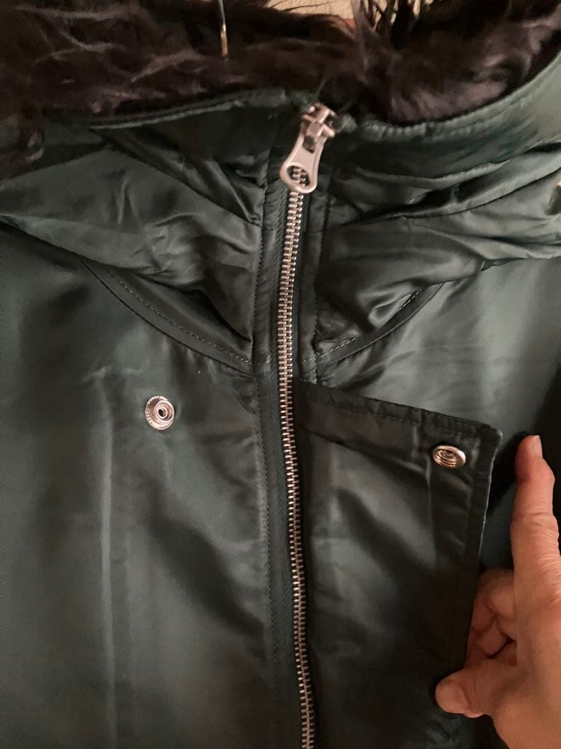 MM6の美品ファー付きモッズコート