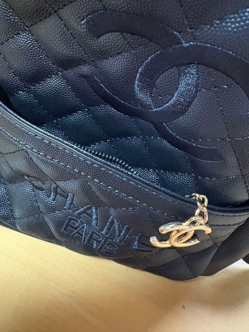 CHANEL シャネル リュック バッグ パック ブラック ノベルティ