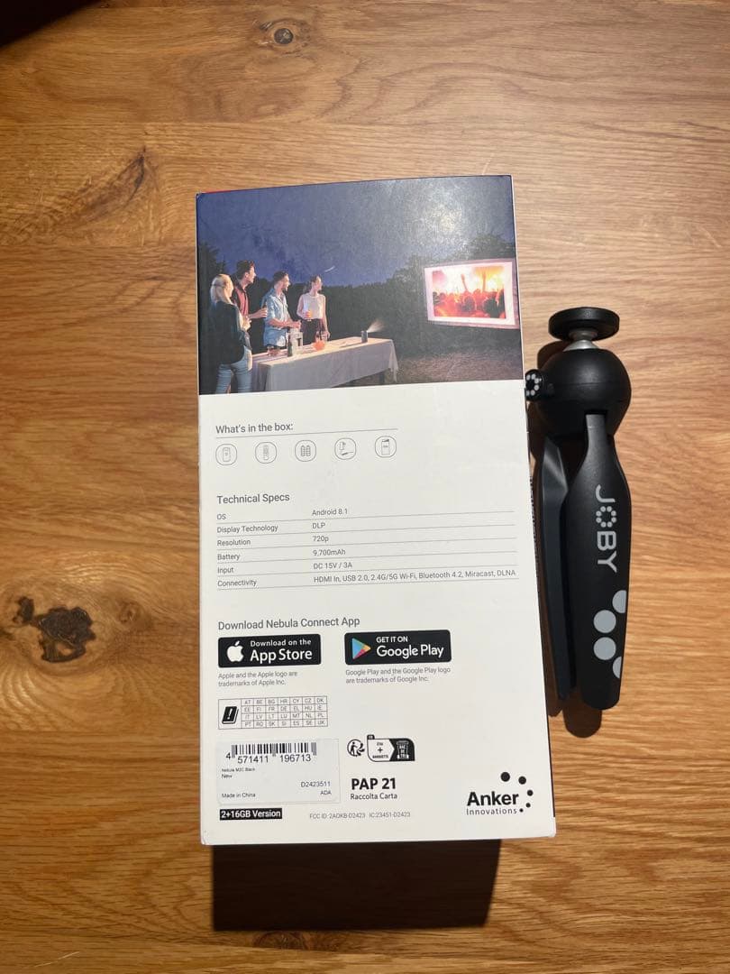 り*り様 NEBULA Capsule Max プロジェクター本体　三脚付き！！