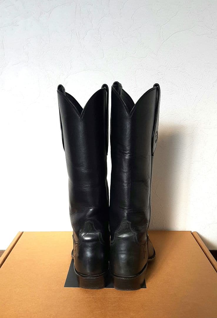 新春セール❗【アメリカ製】J.B.HILL ウエスタンブーツ 黒 おまけ付き