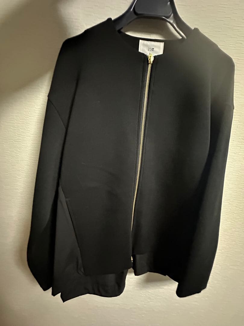 23区【洗える】コットンエアー ギャザー ライトアウター