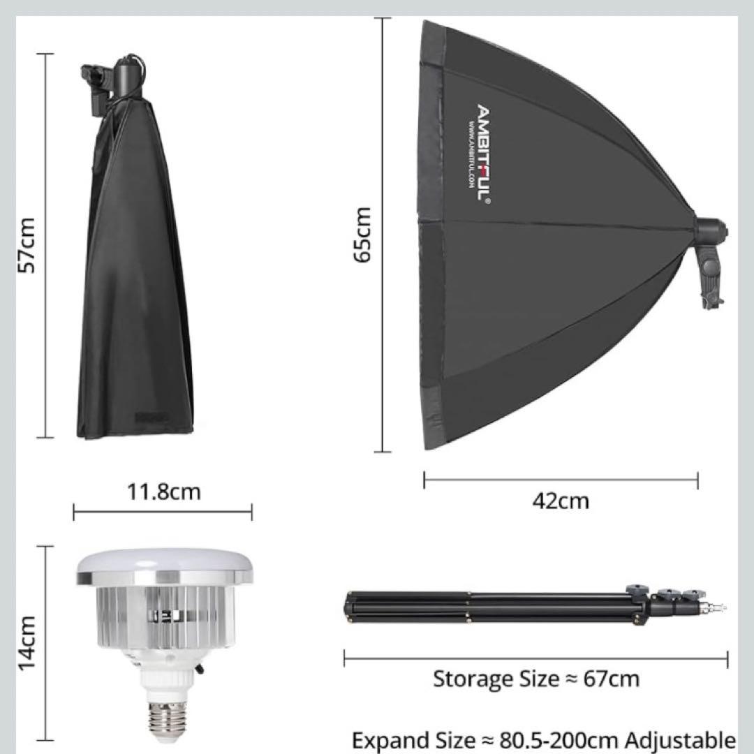 AMBITFUL AL-50 50W 2色 LED 撮影 ライト 照明