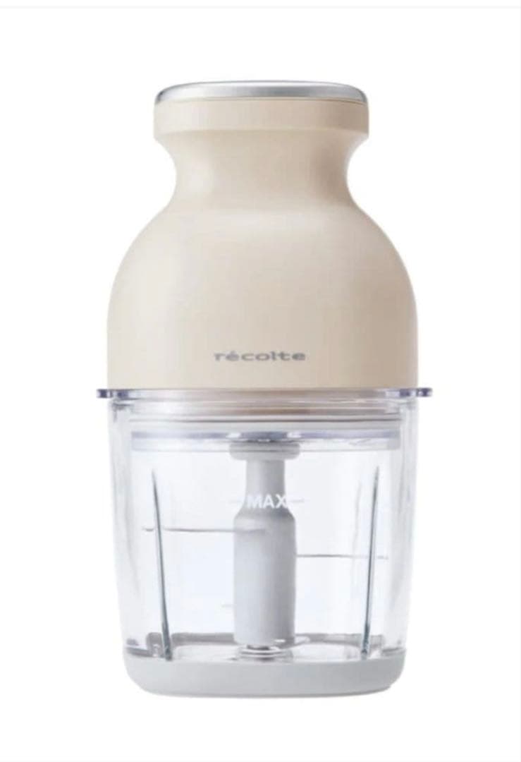 【新品】récolte コードレスカプセルカッター クリームホワイト