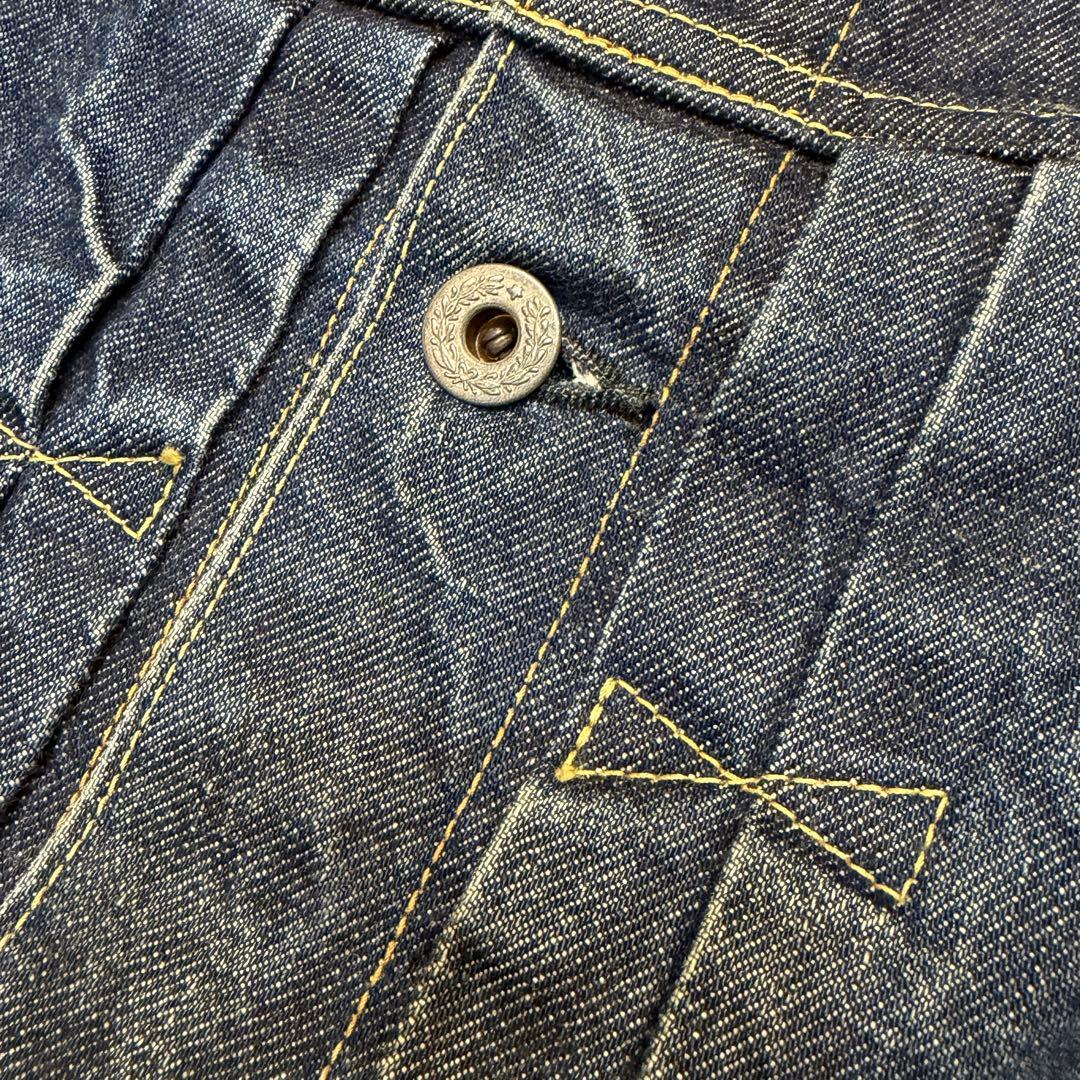 TOPAZ デニムジャケット インディゴ　大戦モデル　Gジャン　ヴィンテージ