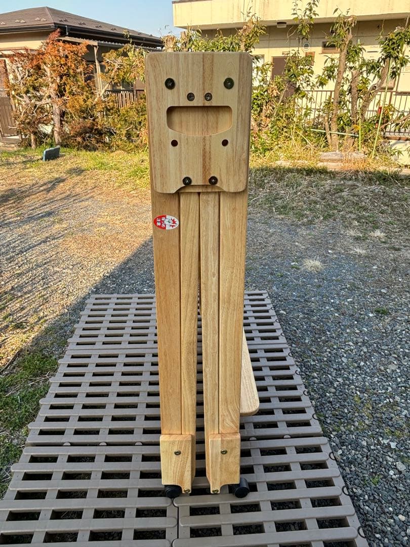 中居木工　木製 折りたたみベッド シングルサイズ　2019年製