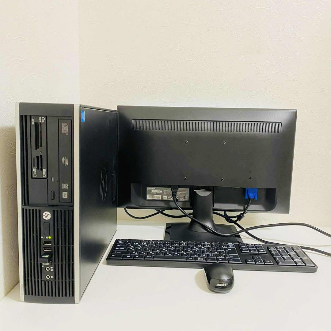 Y21 HPデスクトップSSDメモリ8G高速 Windows11オフィス付き