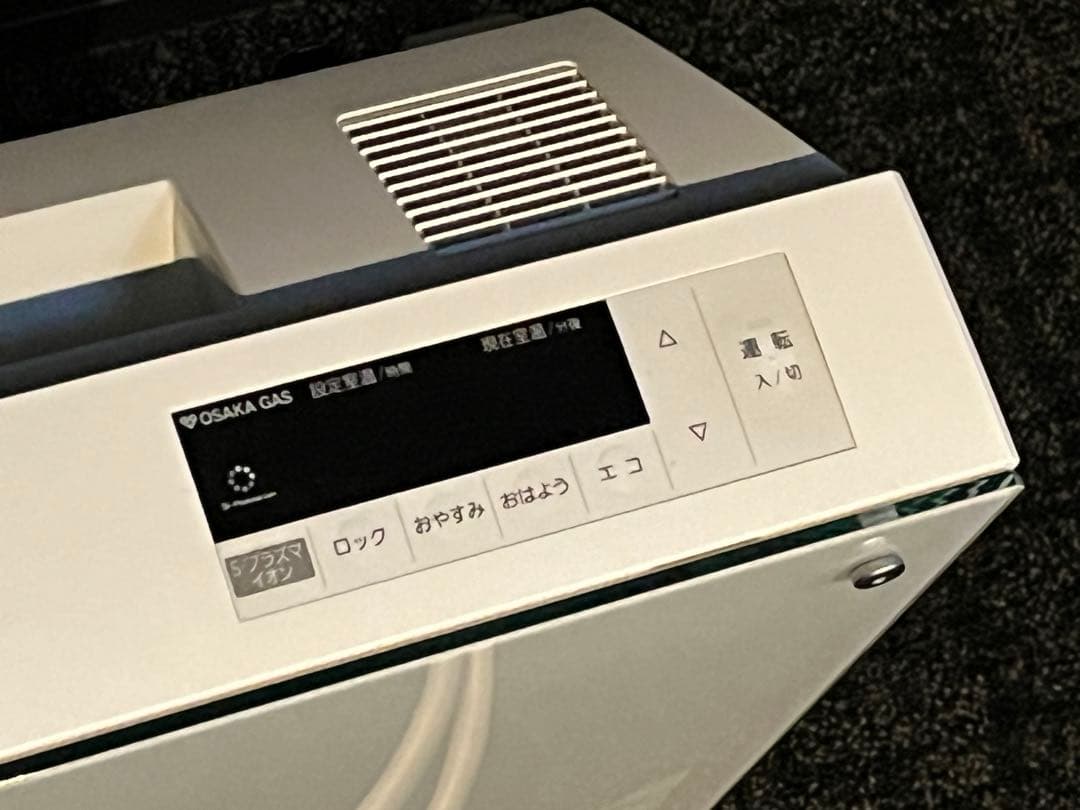 大阪ガス ノーリツ ガスファンヒーター 都市ガス用 GFH-4001D-WH