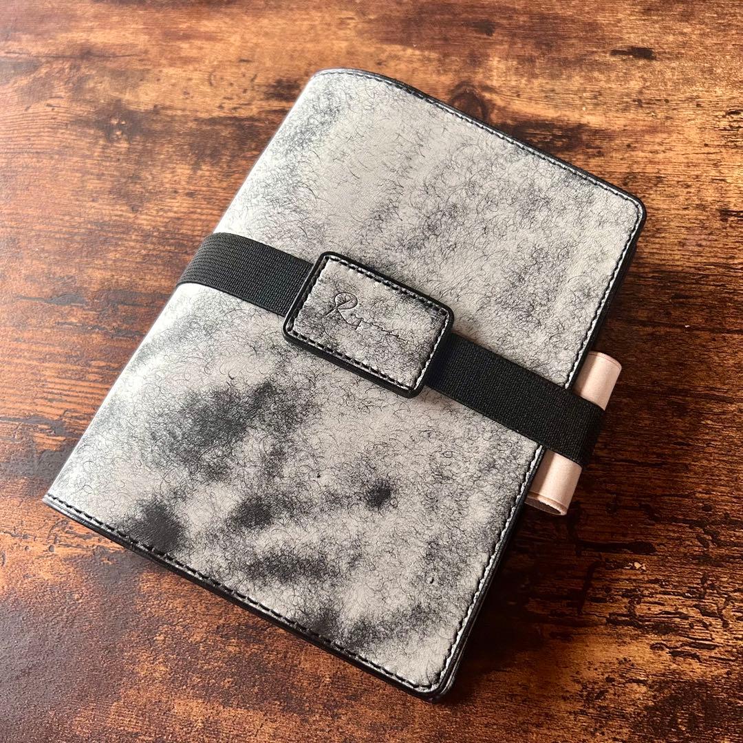 A6サイズ　システム手帳　イタリアンレザー　ハンドメイド