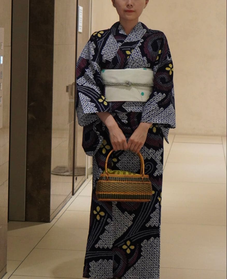 ⭐︎りか⭐︎有松絞り　浴衣　単品【11】