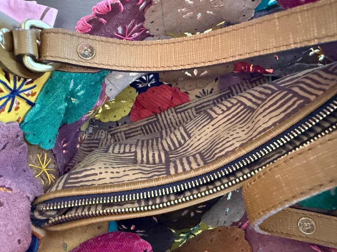 Jamin Puech ジャマンピエッシュ　2way バッグ　フラワー　袋付