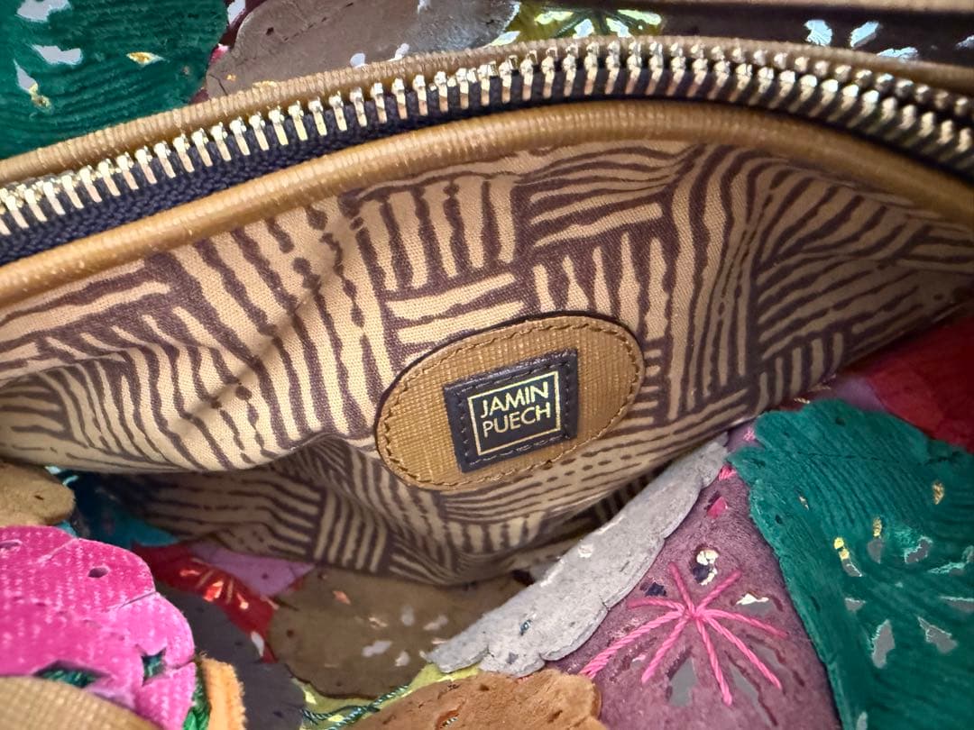 Jamin Puech ジャマンピエッシュ　2way バッグ　フラワー　袋付