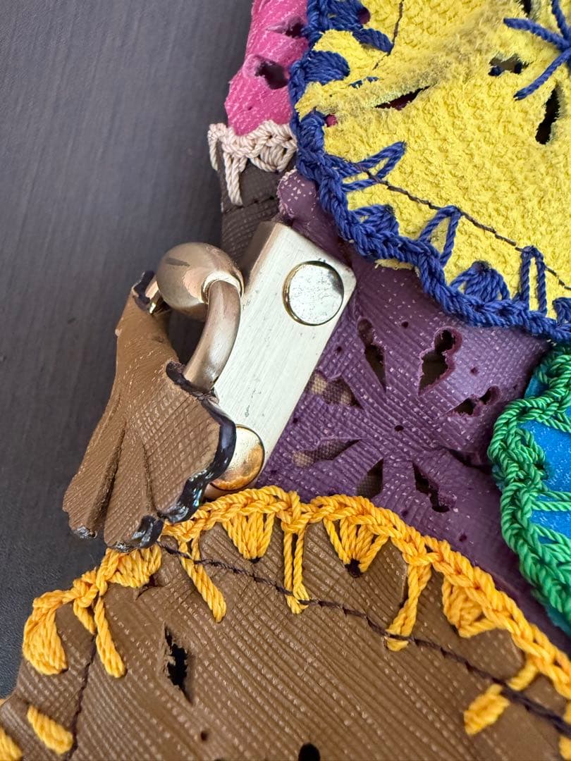 Jamin Puech ジャマンピエッシュ　2way バッグ　フラワー　袋付