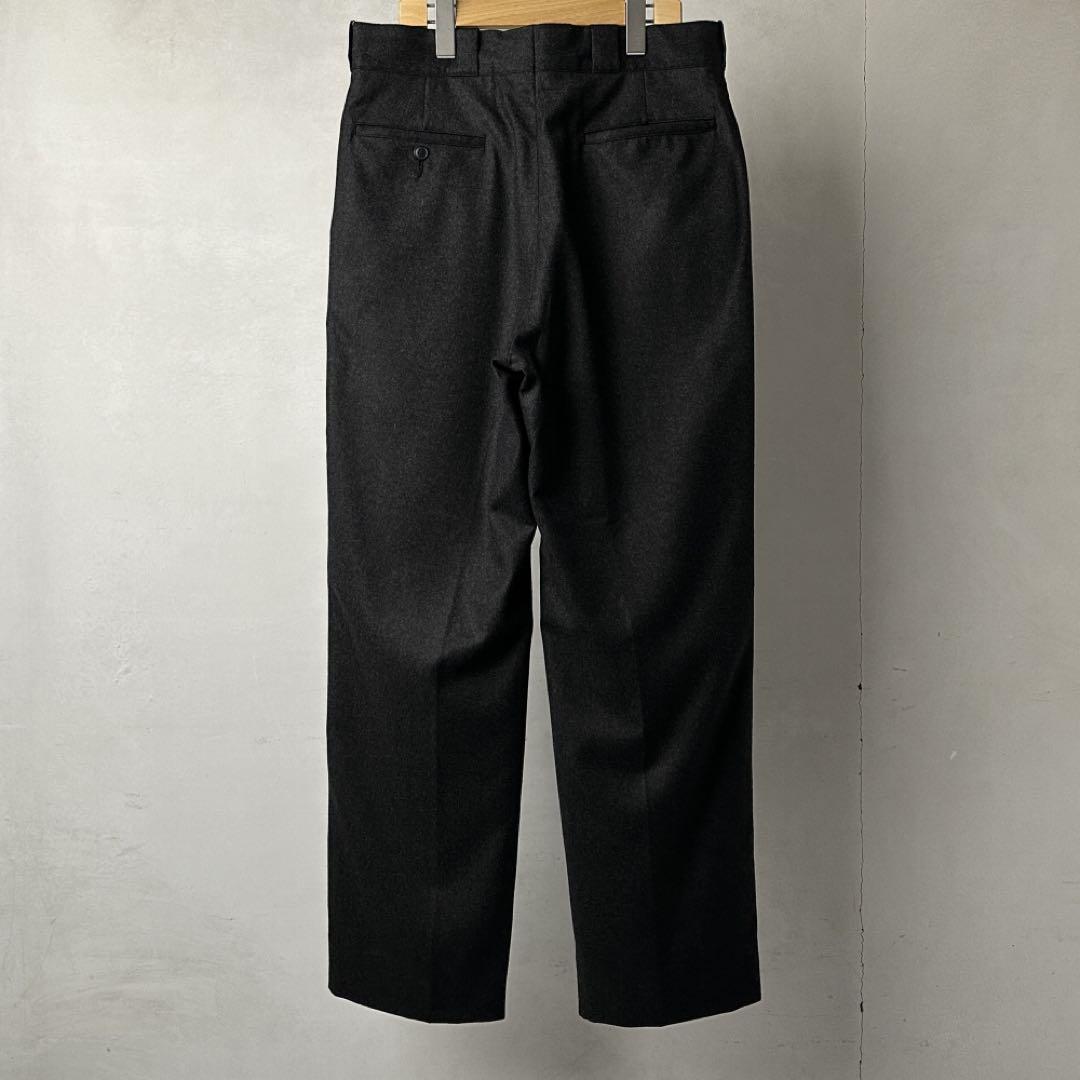 パンツ COMOLI WOOL FLANNEL PANTS