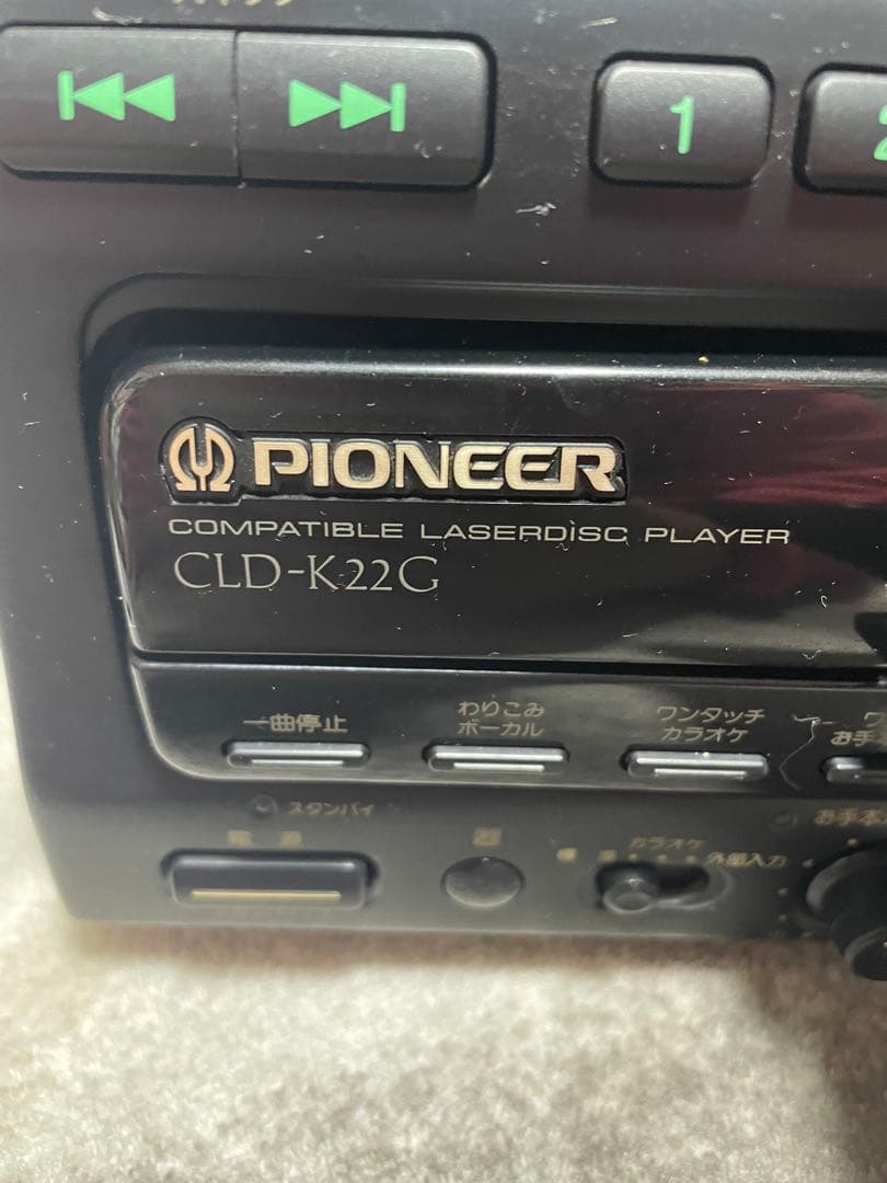 pioneer cld-k22g レーザーカラオケ、CD、LD