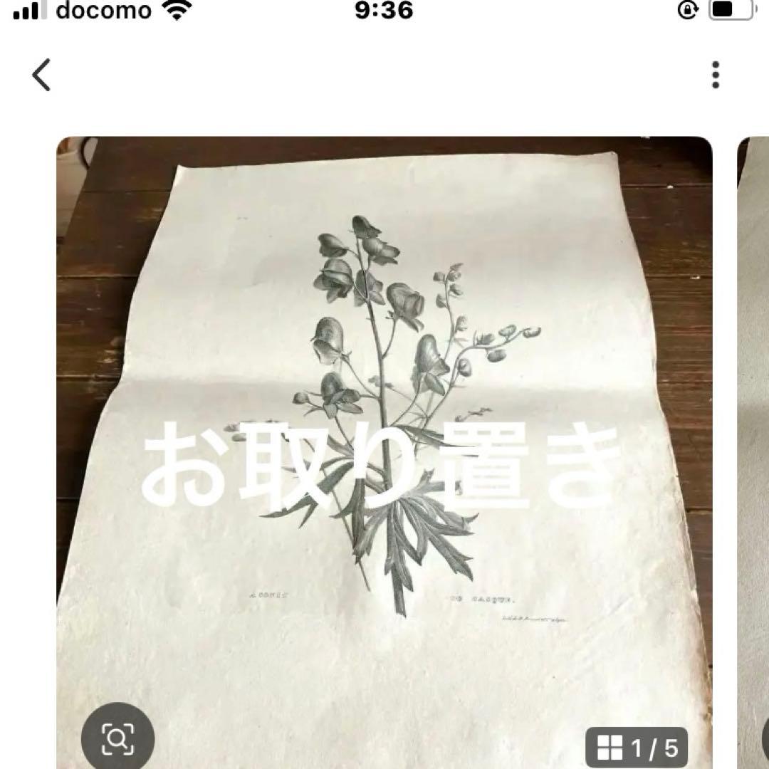 フランスアンティーク オーバルフレーム ナポレオン3世 オーバル額　ラスト