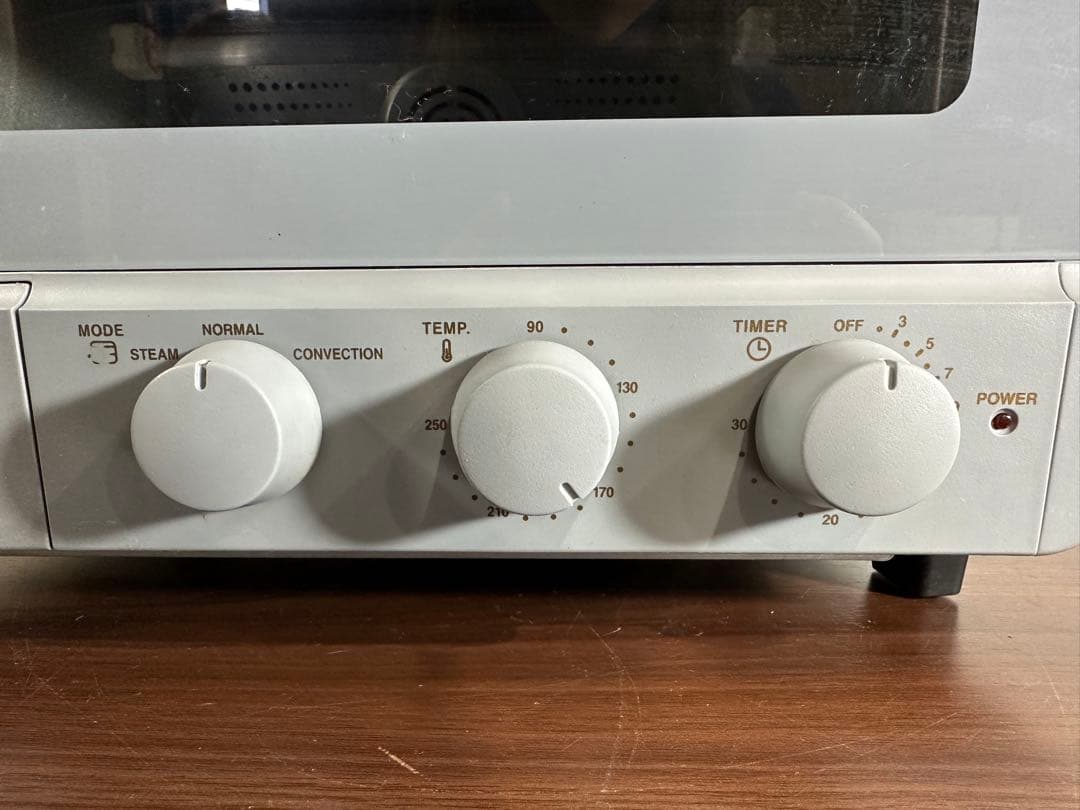 美品　即日発送　Bruno　ブルーノ　スチーム＆ベイク トースター ブルーグレー