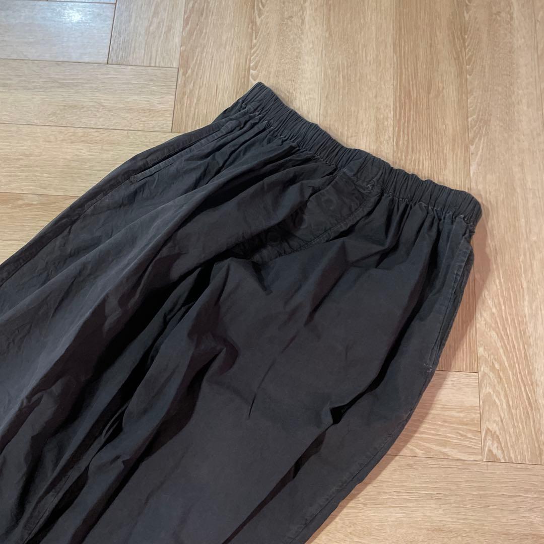 casey casey ペーパーイージーサルエルパンツ黒