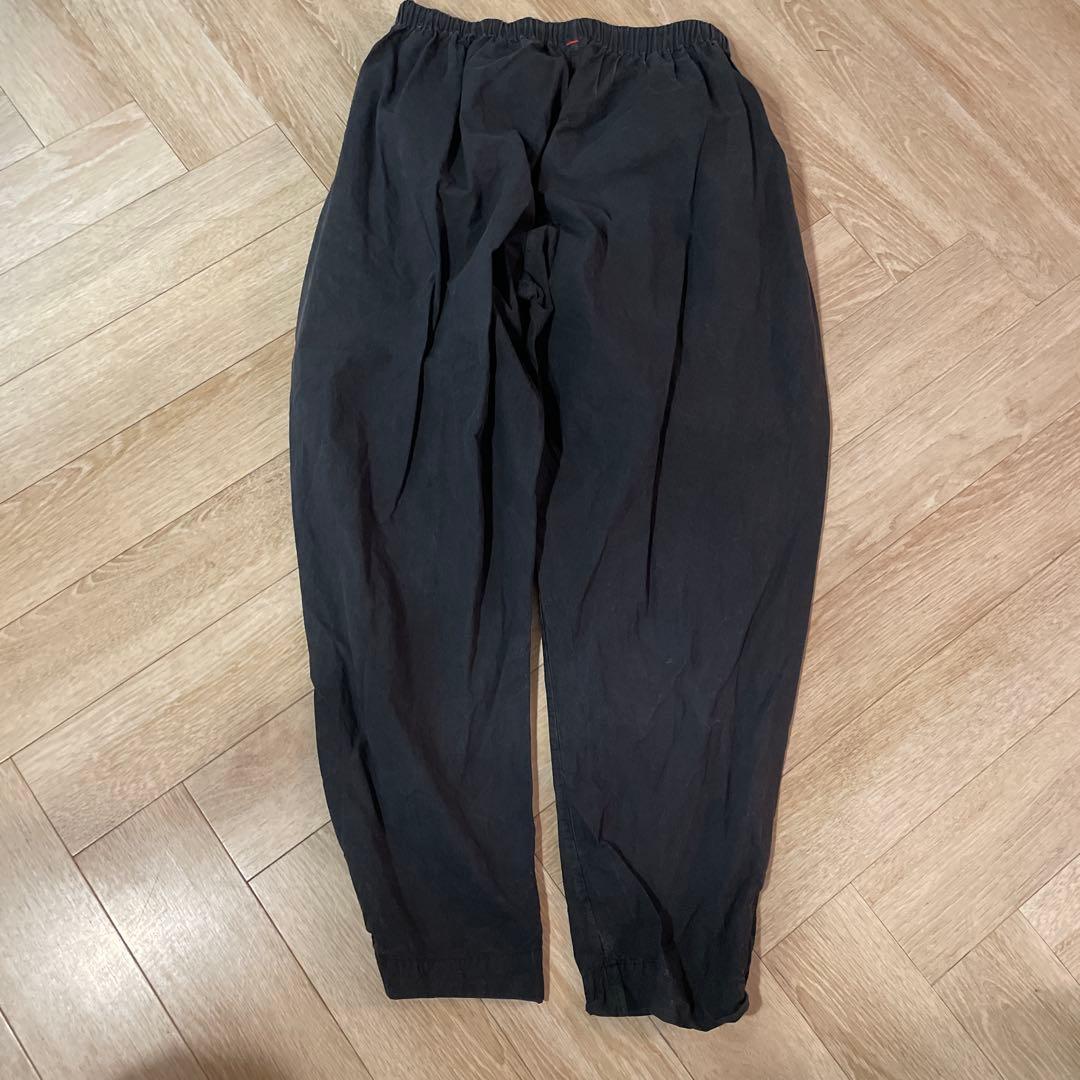 casey casey ペーパーイージーサルエルパンツ黒