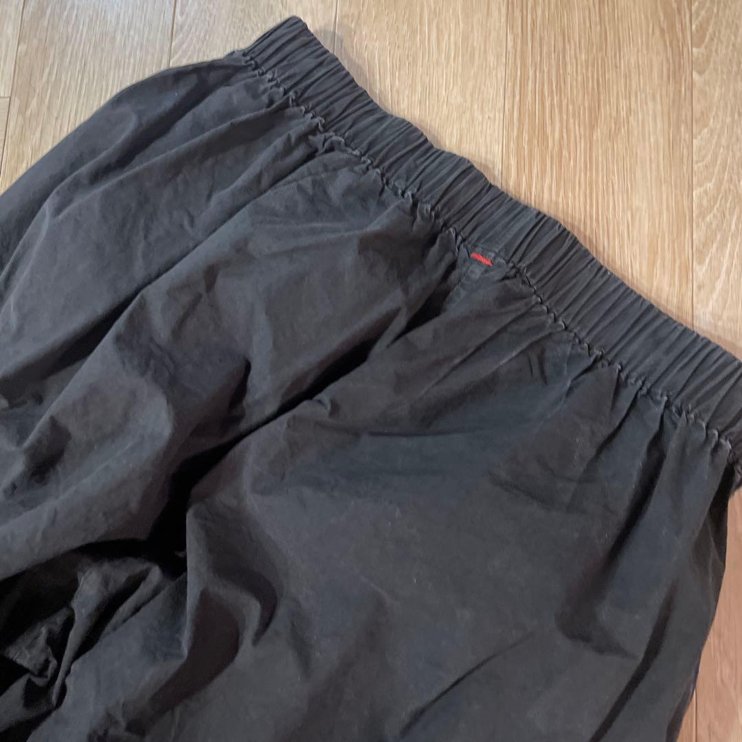 casey casey ペーパーイージーサルエルパンツ黒