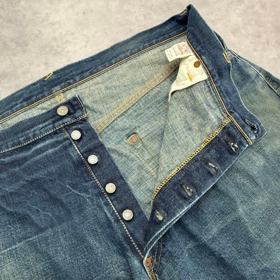 EVISU エヴィス No.2 エビスジーンズ デニムパンツ 黒カモメ42×35