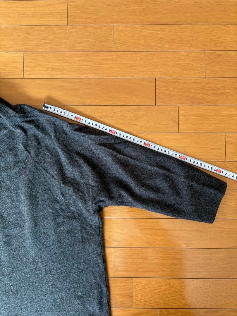 ババグーリ Babaghuri ダークグレー タートルネック チュニック