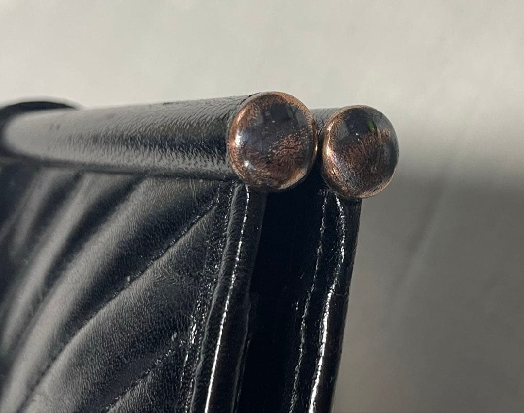 YSL ブラックレザー クラッチバッグ