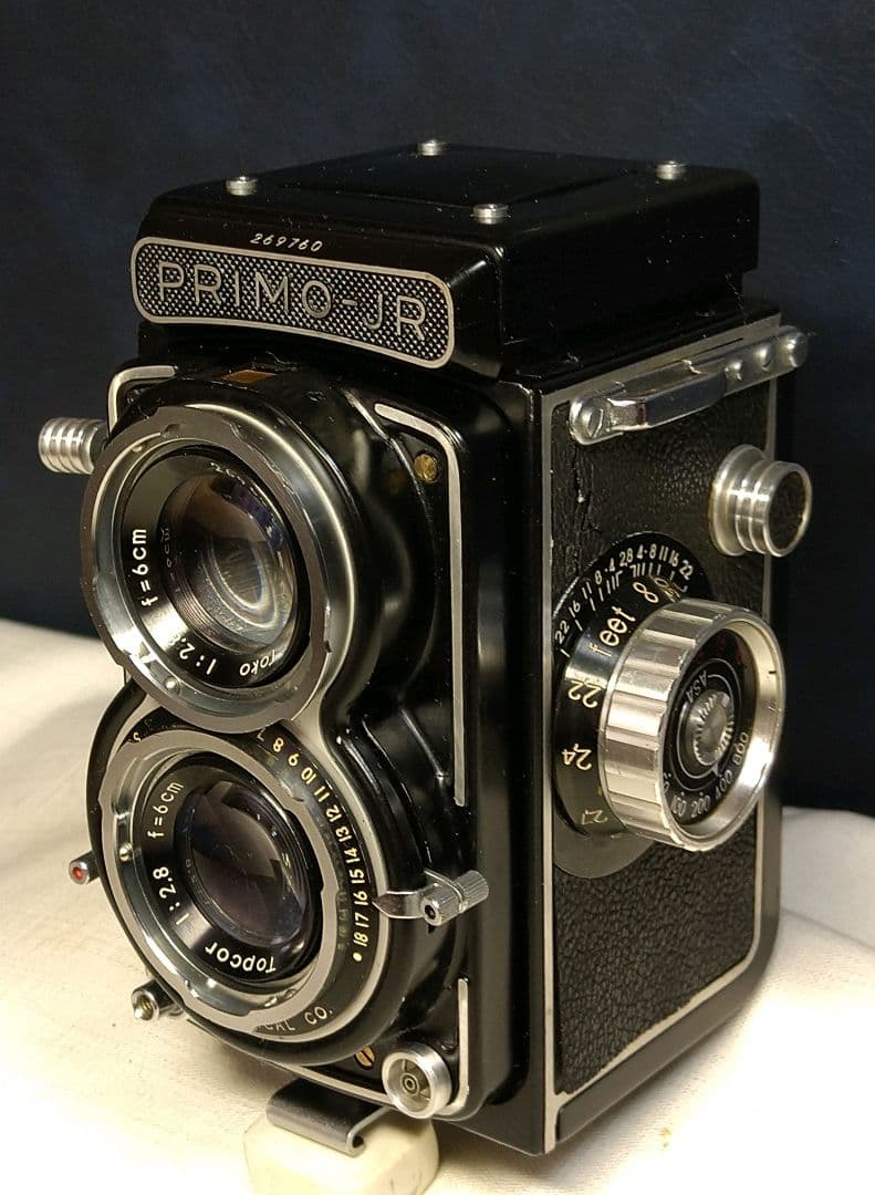 訳あり！PRIMO-JR 6cm F2.8 Tokyo Kogaku 二眼レフ！
