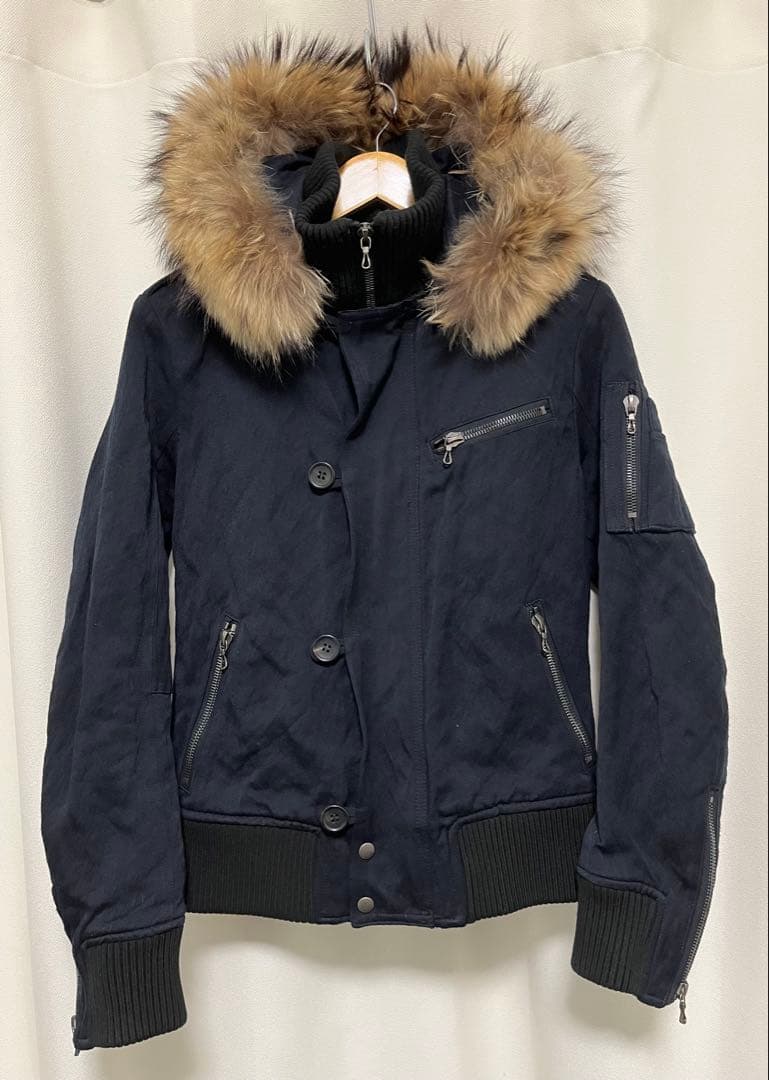 SHELLAC シェラック N/ステンレス高密度ツイルN2B ジャケット 黒48