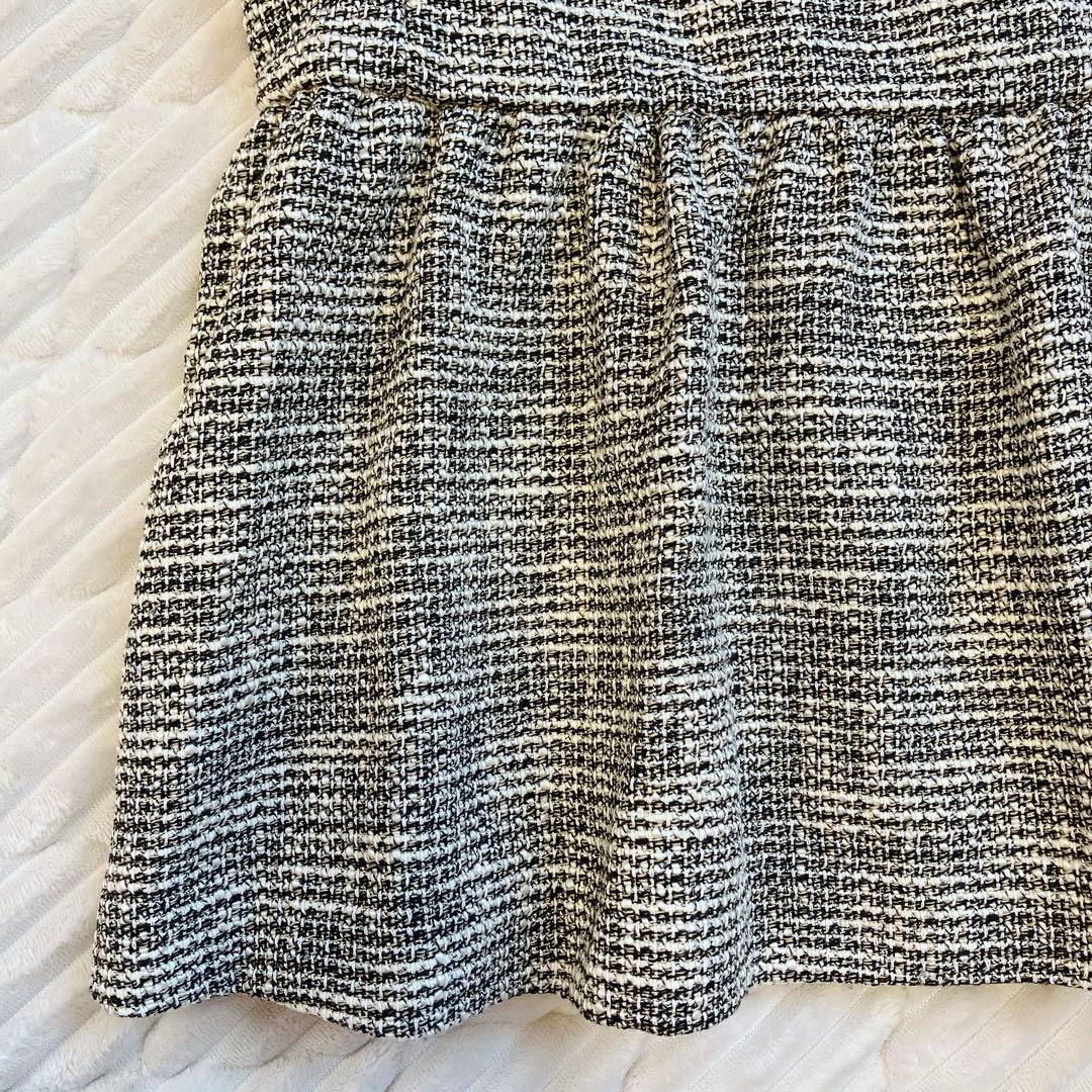 ships スラブ ツイード ジレ25SS パールボタン ベストサイズF