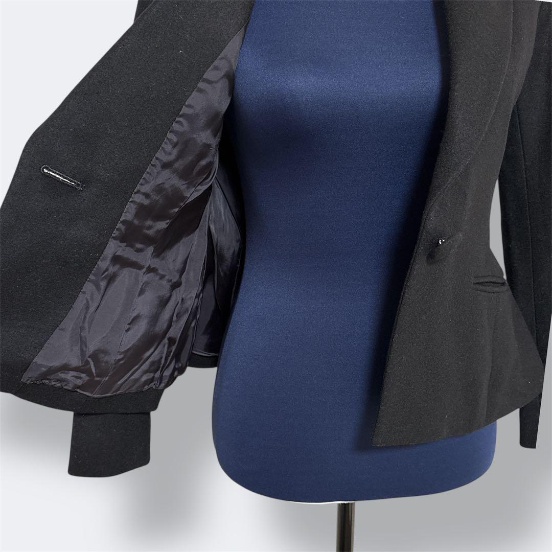 YOKOCHAN ウール　テーラードジャケット　ブラック　ヨーコチャン　38