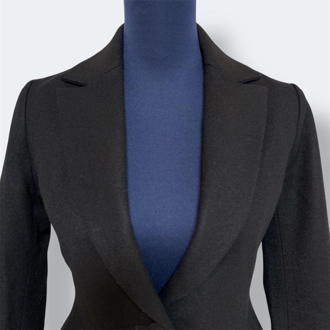 YOKOCHAN ウール　テーラードジャケット　ブラック　ヨーコチャン　38