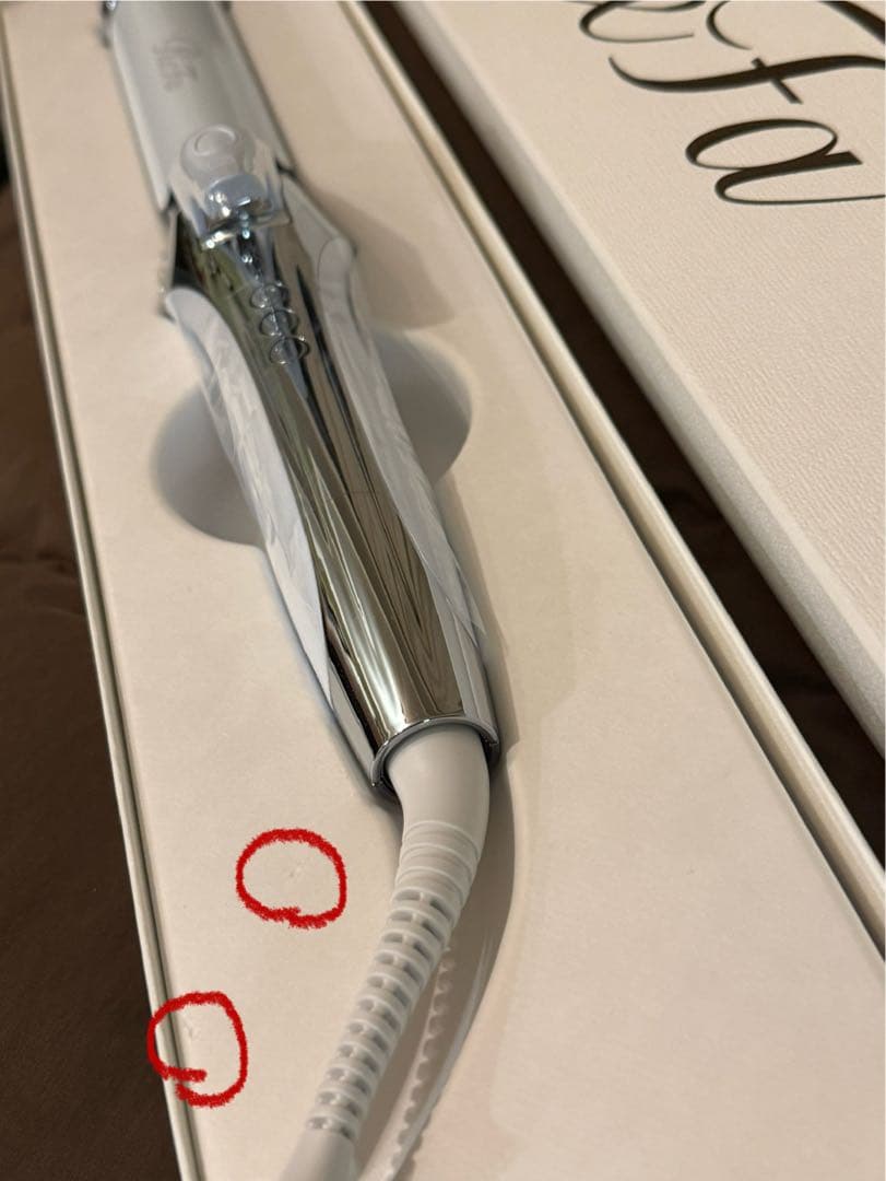 【 新品未使用 】ReFa カールヘアアイロン 32mm　ホワイト