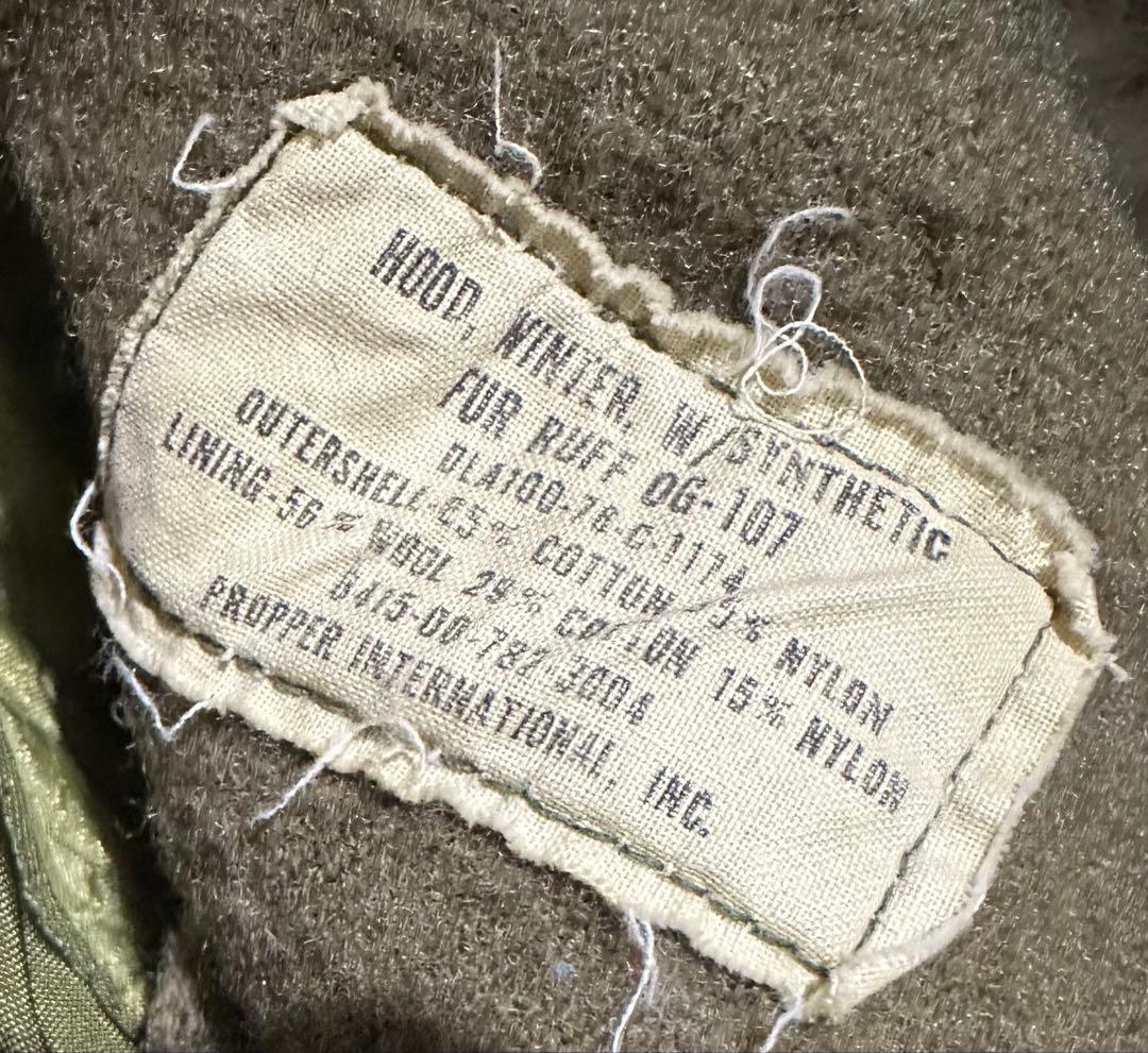 米軍実物 M65 モッズコート フィッシュテール サイズS フルセット
