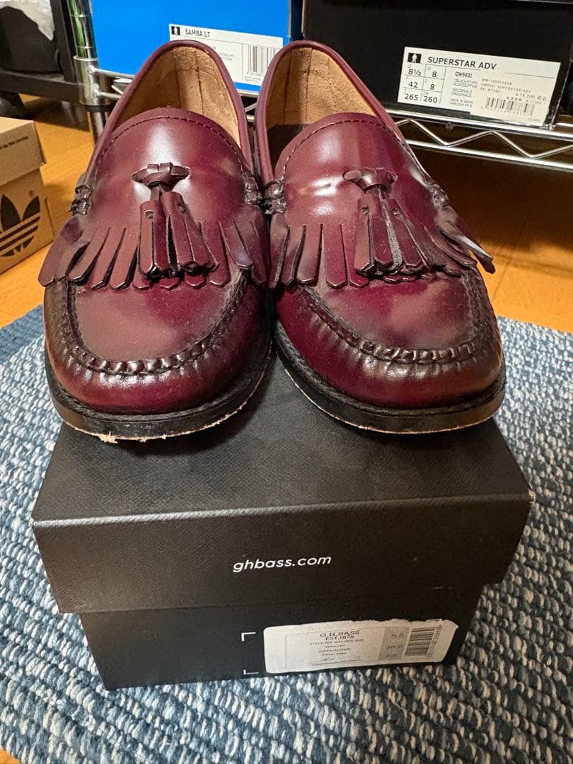 G.H.BASS タッセルローファー 25.0