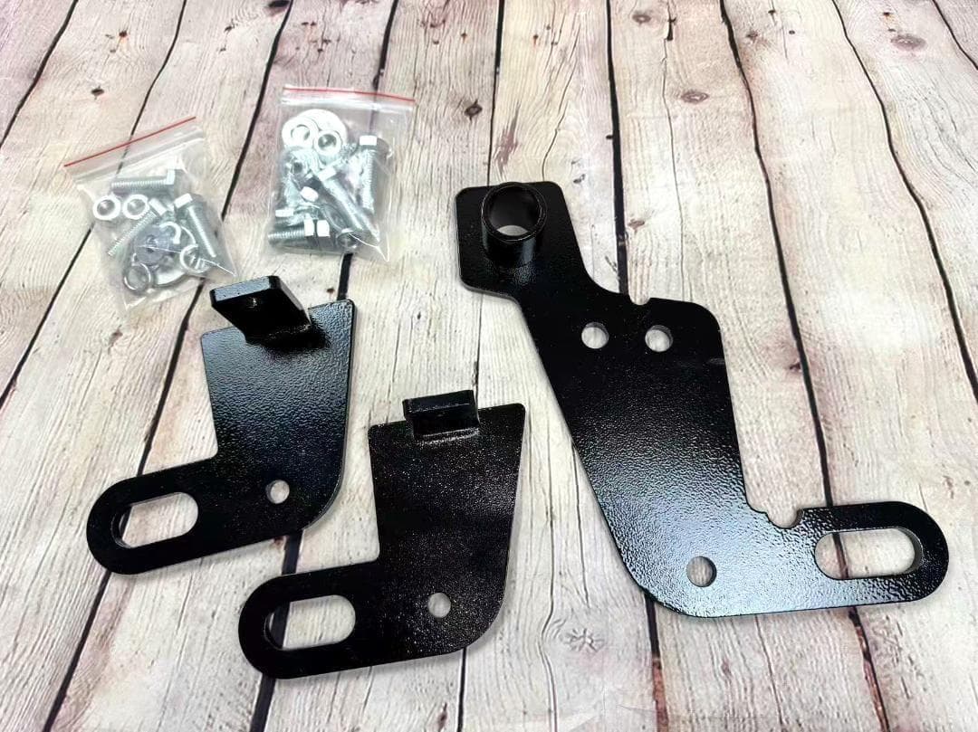 ジムニー JB64 JB74 純正バンパー用 牽引フック フロント＆リア　黒