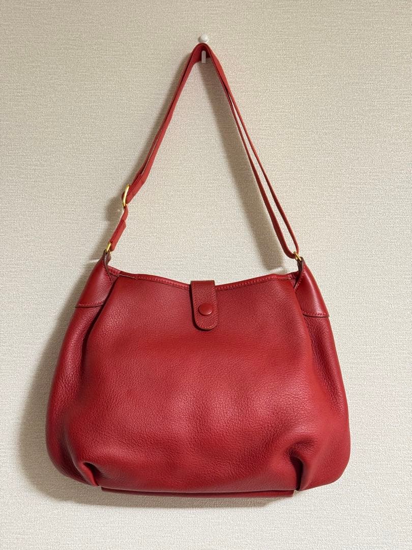 HERMES ロデオ レザー ゴールド ショルダーバッグ