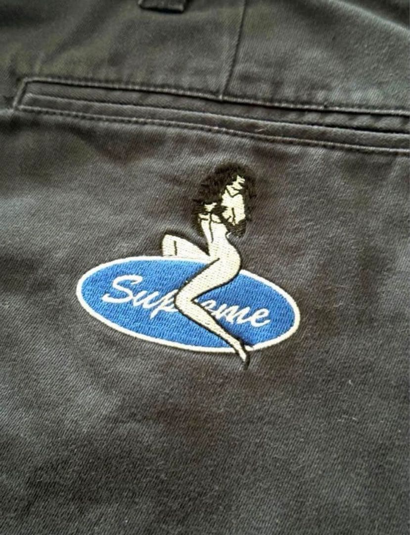 パンツ supreme pin up chino pants
