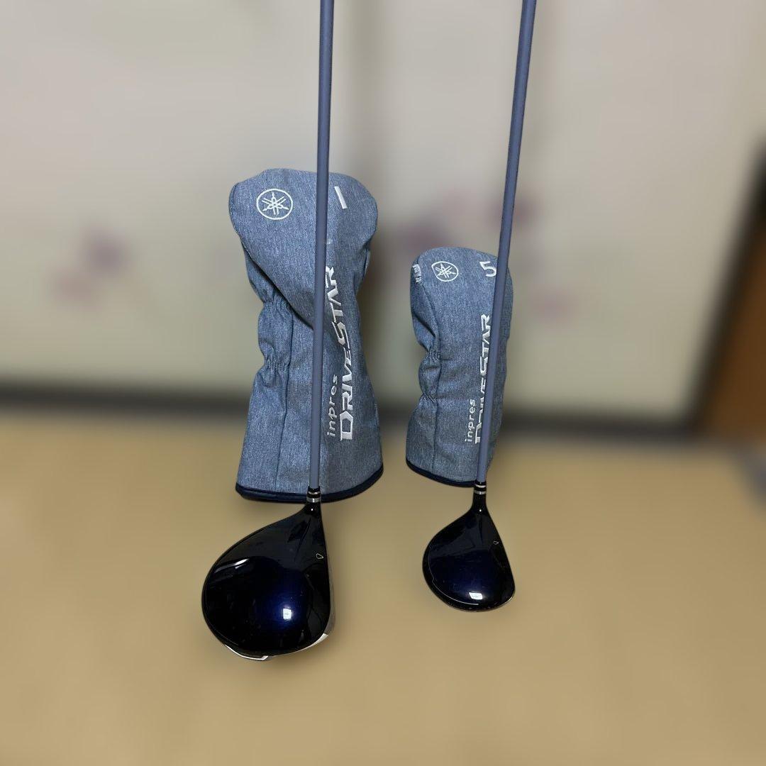ヤマハレディースインプレスUD2プラスドライバーと5番ウッド