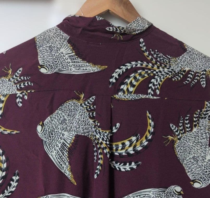 【タグ付き】マックスマーラWEEKEND　ロングシャツワンピース　シルク