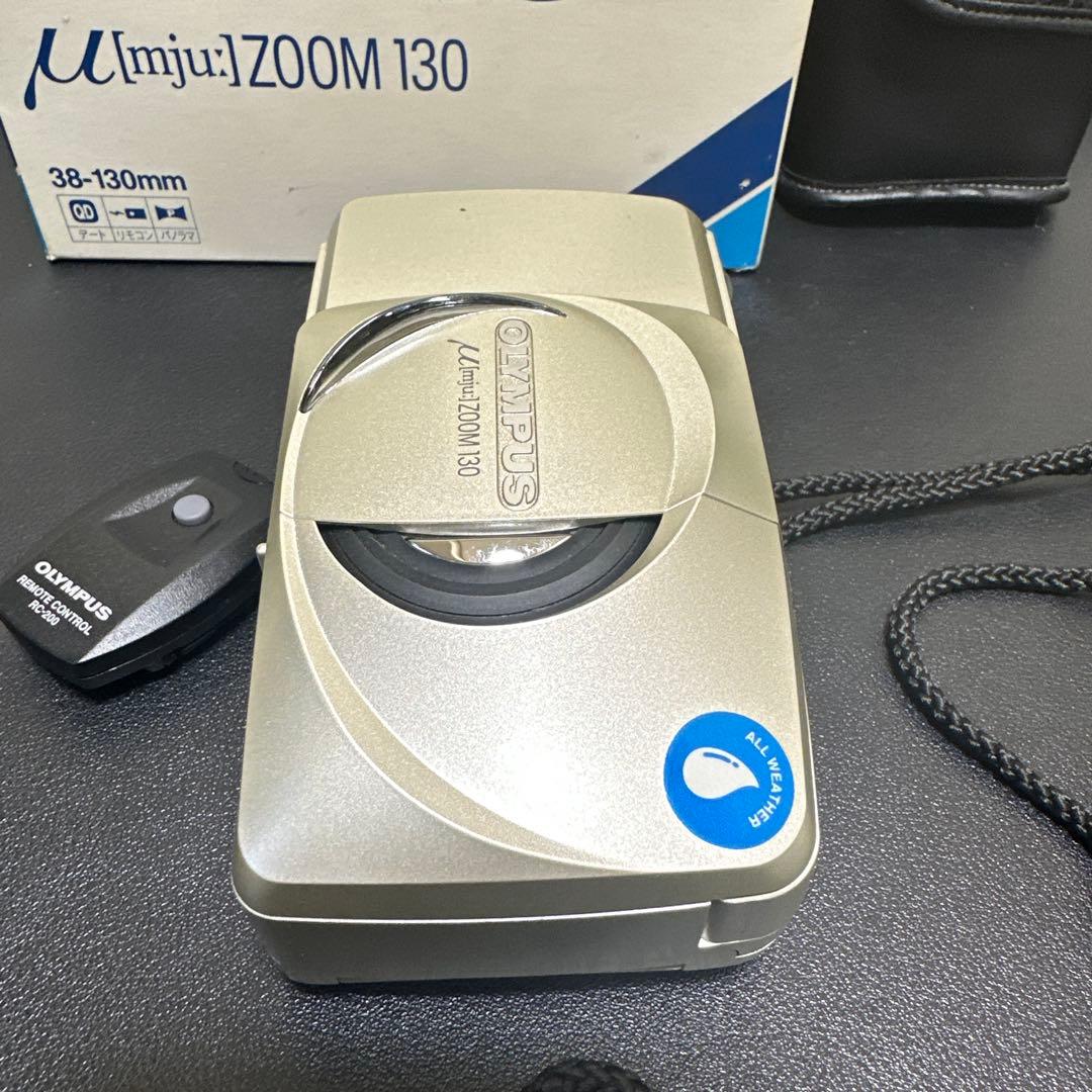 美品　OLYMPUS μ[mju:] ZOOM 130 動作確認済　元箱箱付き