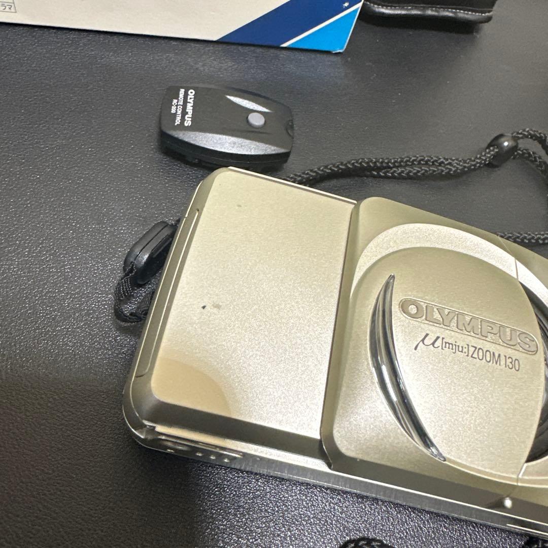 美品　OLYMPUS μ[mju:] ZOOM 130 動作確認済　元箱箱付き