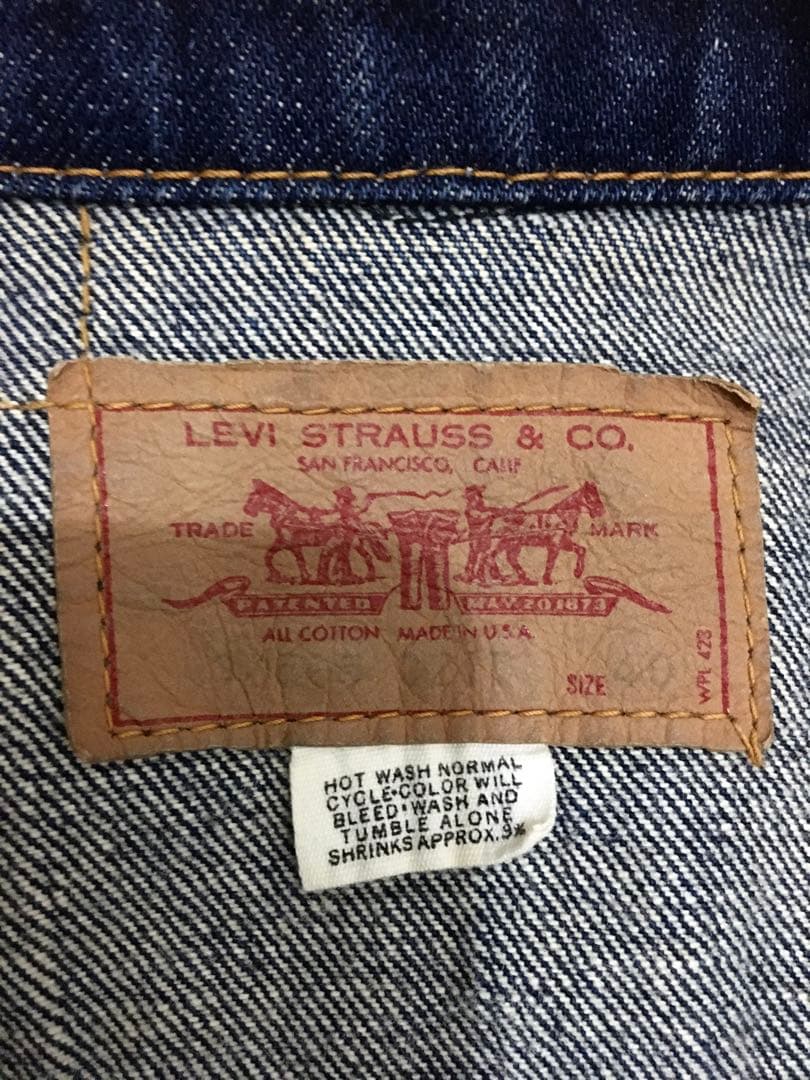 【1.2WASH】真紺 ビッグE 40表記 70505 ビッグサイズ リーバイス