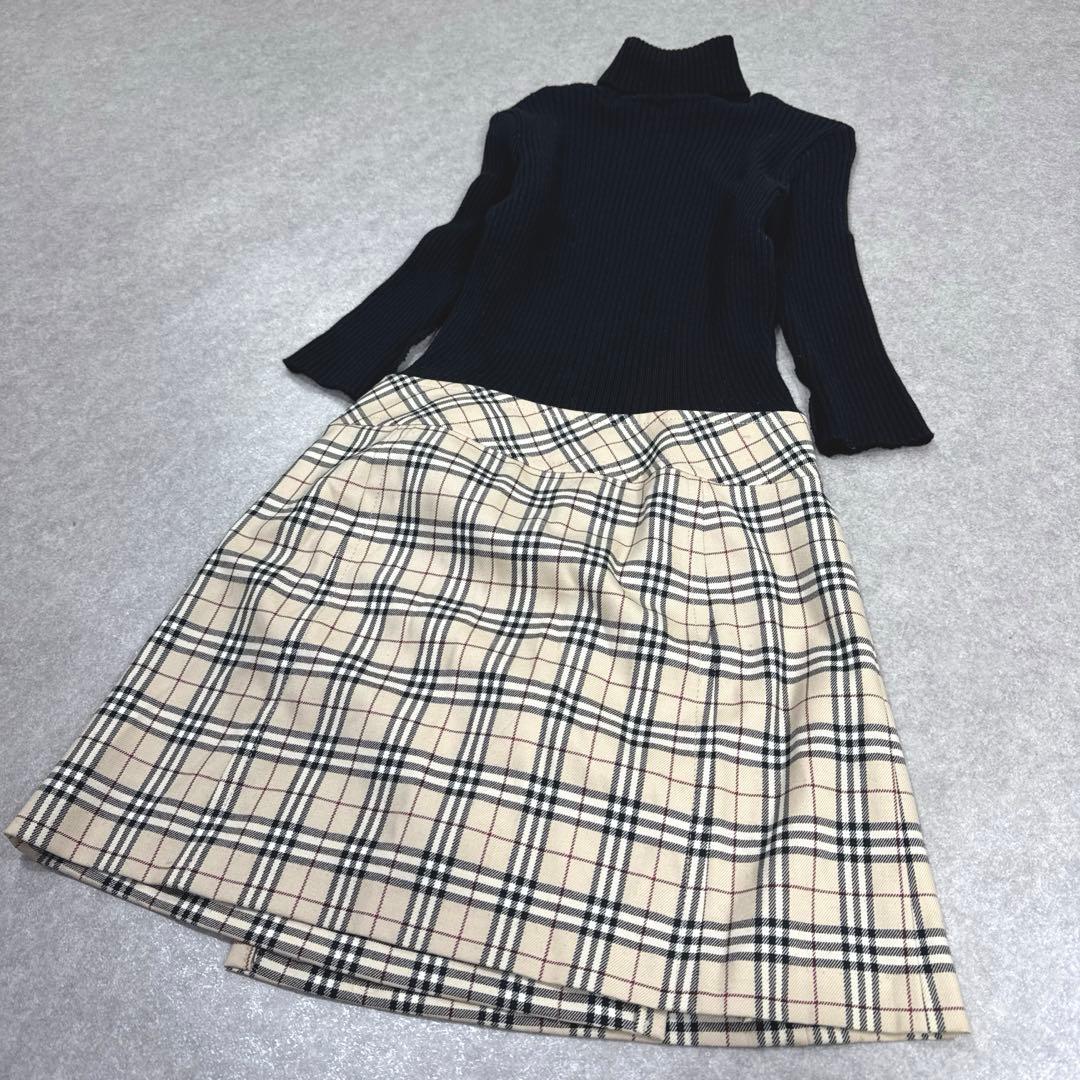 RT-152613　BURBERRYBLUELABELドッキングワンピース