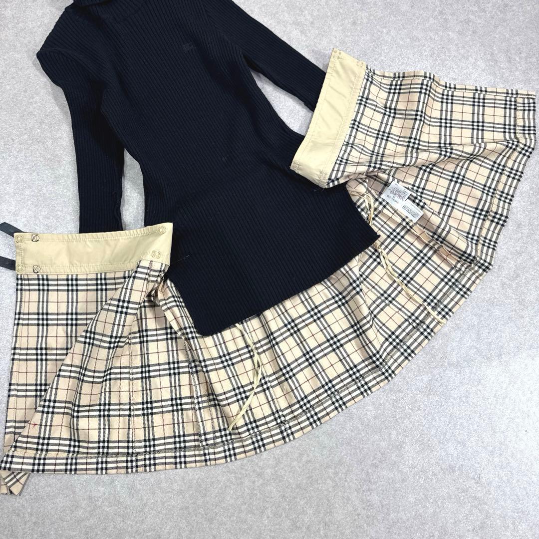 RT-152613　BURBERRYBLUELABELドッキングワンピース