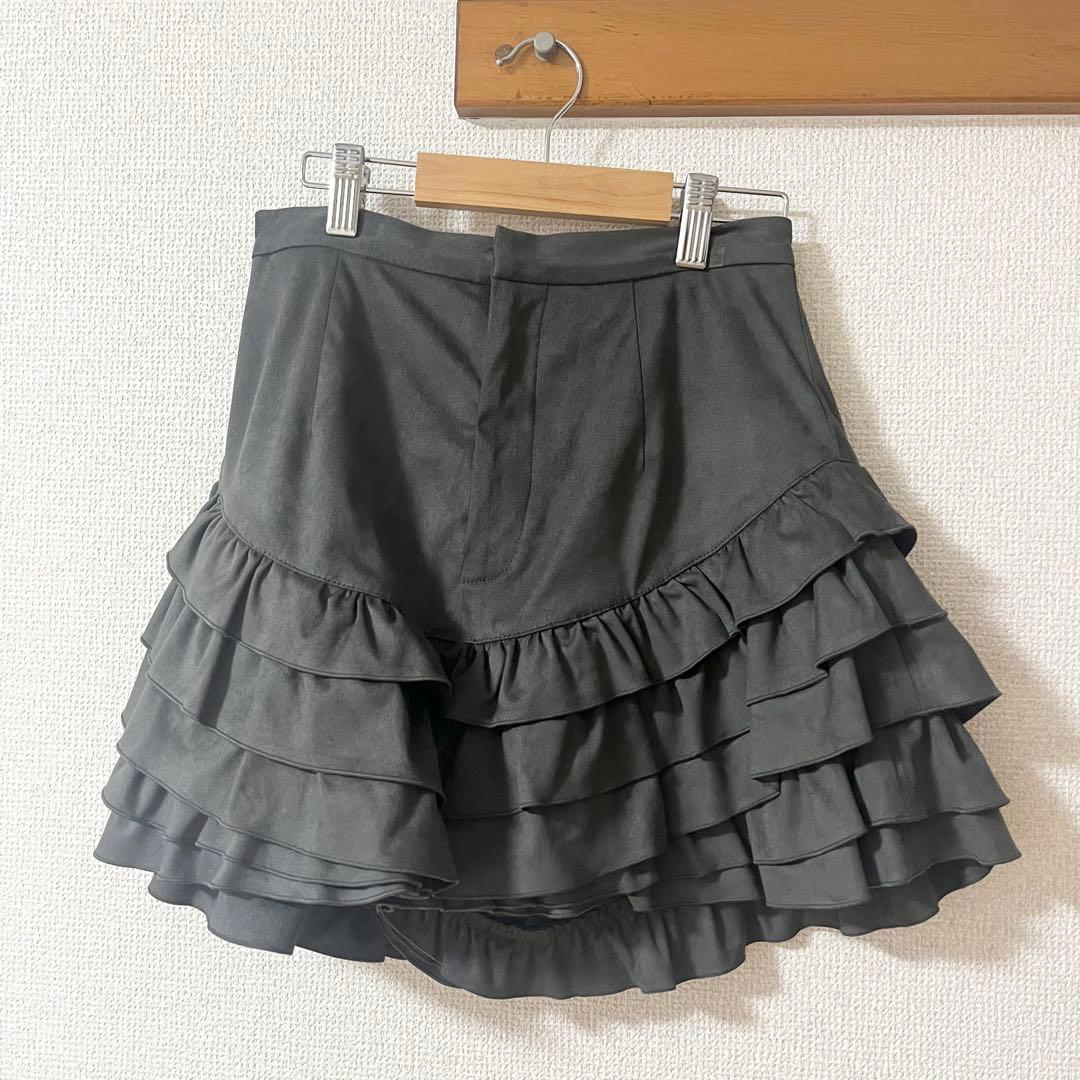 FURFUR フリルレイヤースウェードショートパンツ