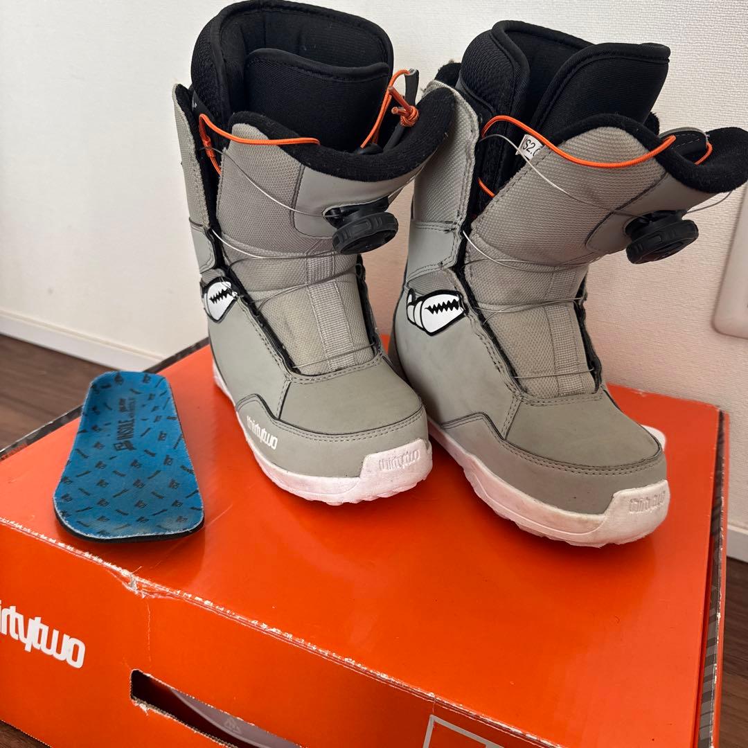 （専用）thirty two 子ども用スノーボードブーツ グレー 21㎝