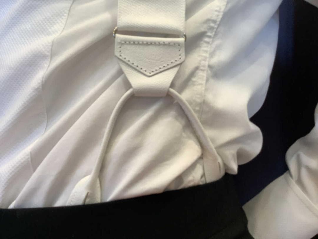 サスペンダー英国製アルバートサーストン6ボタン留上級バラシャWTSL B156