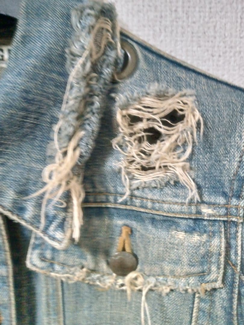 ルグランブルー　LGB 2wayハトメジップデニムジャケットGジャン