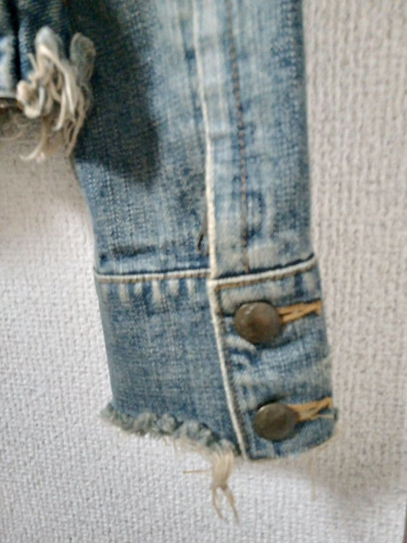 ルグランブルー　LGB 2wayハトメジップデニムジャケットGジャン