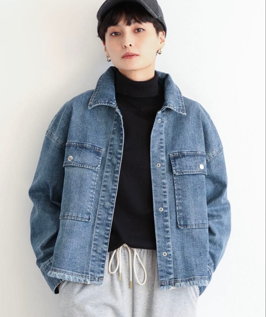 新品　バンヤードストーム　ショートワイドＧジャン　デニムジャケット¥19,800